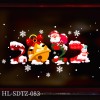 2021 Christmas window stickers static stickers shopping malls parties Christmas static stickers active atmosphere supplies