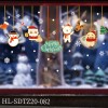 2021 Christmas window stickers static stickers shopping malls parties Christmas static stickers active atmosphere supplies