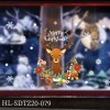 2021 Christmas window stickers static stickers shopping malls parties Christmas static stickers active atmosphere supplies
