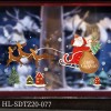 2021 Christmas window stickers static stickers shopping malls parties Christmas static stickers active atmosphere supplies