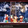 2021 Christmas window stickers static stickers shopping malls parties Christmas static stickers active atmosphere supplies