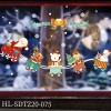 2021 Christmas window stickers static stickers shopping malls parties Christmas static stickers active atmosphere supplies