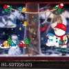 2021 Christmas window stickers static stickers shopping malls parties Christmas static stickers active atmosphere supplies