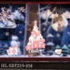 2021 Christmas window stickers static stickers shopping malls parties Christmas static stickers active atmosphere supplies