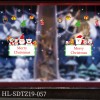 2021 Christmas window stickers static stickers shopping malls parties Christmas static stickers active atmosphere supplies