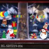 2021 Christmas window stickers static stickers shopping malls parties Christmas static stickers active atmosphere supplies