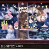 2021 Christmas window stickers static stickers shopping malls parties Christmas static stickers active atmosphere supplies