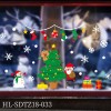 2021 Christmas window stickers static stickers shopping malls parties Christmas static stickers active atmosphere supplies