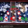 2021 Christmas window stickers static stickers shopping malls parties Christmas static stickers active atmosphere supplies