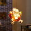 Christmas window decoration led sucker lamp Christmas window hanging lamp holiday decoration small colored lamp
