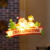 Christmas window decoration led sucker lamp Christmas window hanging lamp holiday decoration small colored lamp