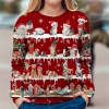 On0847 2021 autumn winter casual top round neck printed Christmas T-shirt women's wear