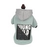 New pet clothing dog autumn and winter two-legged hooded sweater small dog plus velvet clothes wholesale in stock	