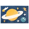 Modern flocking home entry Floor Mat Carpet household bathroom water absorbent non slip mat bedroom door mat