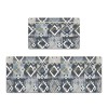 Durable non slip floor mat leather kitchen floor mat wash free oil proof Waterproof PVC floor mat