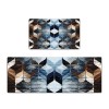Durable non slip floor mat leather kitchen floor mat wash free oil proof waterproof kitchen floor mat