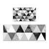 Durable non slip floor mat leather kitchen floor mat wash free oil proof waterproof kitchen floor mat