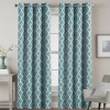 Environmental protection thickened shading curtain cloth thermal insulation Moroccan printing bedroom living room Nordic finished curtain