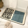 Simple light luxury toilet water absorption floor mat household bathroom door anti-skid mat entrance mat