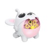 Automatic bubble blowing, one-button bubble making, electric bubble machine, children's toy, party, Christmas gift