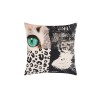 American frosted velvet printed pillow case pillow light luxury model guest hall pillow sofa cushion