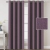 Rice grain hemp Nordic window curtain fabric bedroom children's perforated sound insulation shading curtain finished product