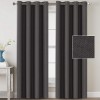 Rice grain hemp Nordic window curtain fabric bedroom children's perforated sound insulation shading curtain finished product