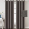 Rice grain hemp Nordic window curtain fabric bedroom children's perforated sound insulation shading curtain finished product