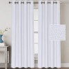 Rice grain hemp Nordic window curtain fabric bedroom children's perforated sound insulation shading curtain finished product