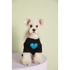 Pet clothes summer thin love cloud T-shirt Teddy Schnauzer FAW firewood dog cat than bear dog clothes