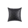 Simple light luxury PU leather pillow cover living room sofa waist pillow back cushion cover model room woven leather pillow