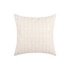 Simple light luxury PU leather pillow cover living room sofa waist pillow back cushion cover model room woven leather pillow
