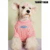 Pet clothes summer thin candy Plaid T-shirt Teddy Schnauzer FAW firewood dog cat than bear dog clothes