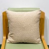 Nordic solid color lamb cashmere plush pillow back cushion bedside sofa pillow Teddy cashmere pillow cover cushion cover