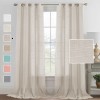 Linen window screen is translucent and impenetrable. Modern simple pure color American finished window screen living room children's curtain