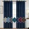 High grade shading and sound insulation finished curtain Nordic flannelette curtain opaque children's living room curtain finished product