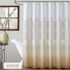 Bathroom curtain polyester shower curtain custom printed polyester cloth bathroom waterproof partition curtain bathroom shower curtain