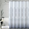 Bathroom curtain polyester shower curtain custom printed polyester cloth bathroom waterproof partition curtain bathroom shower curtain