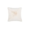 Modern simple Plush solid color pillow cushion imitation rabbit hair pillow bedside pillow cover waist cushion sofa waist pillow