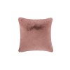 Modern simple Plush solid color pillow cushion imitation rabbit hair pillow bedside pillow cover waist cushion sofa waist pillow