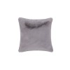 Modern simple Plush solid color pillow cushion imitation rabbit hair pillow bedside pillow cover waist cushion sofa waist pillow