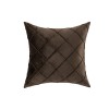 Modern simple pure Dutch velvet hand woven knotting pillow case three-dimensional diamond American sofa pillow cushion