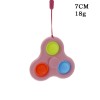 Bubble Music Fingertip Spinner Rodent Finger Spinner Press Bubble Decompression Silicone Pioneer Vent Reduction Toy