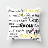 Home pillow case Daisy pillow case living room sofa decorative pillow case