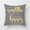 Home pillow case Daisy pillow case living room sofa decorative pillow case