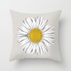 Home pillow case Daisy pillow case living room sofa decorative pillow case
