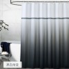 Bathroom curtain waterproof thickened polyester shower curtain European digital shower curtain bathroom partition curtain customization