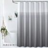 Bathroom curtain waterproof thickened polyester shower curtain European digital shower curtain bathroom partition curtain customization