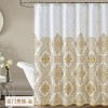 Bathroom curtain waterproof thickened polyester shower curtain European digital shower curtain bathroom partition curtain customization