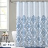 Bathroom curtain waterproof thickened polyester shower curtain European digital shower curtain bathroom partition curtain customization